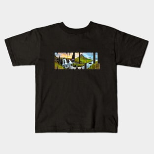 KIRKJUFELL - Iceland with Kirkjufellsfoss Waterfall Kids T-Shirt